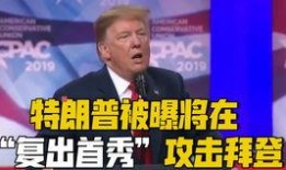 特朗普演讲爆料视频,独家视频曝光惊人内幕